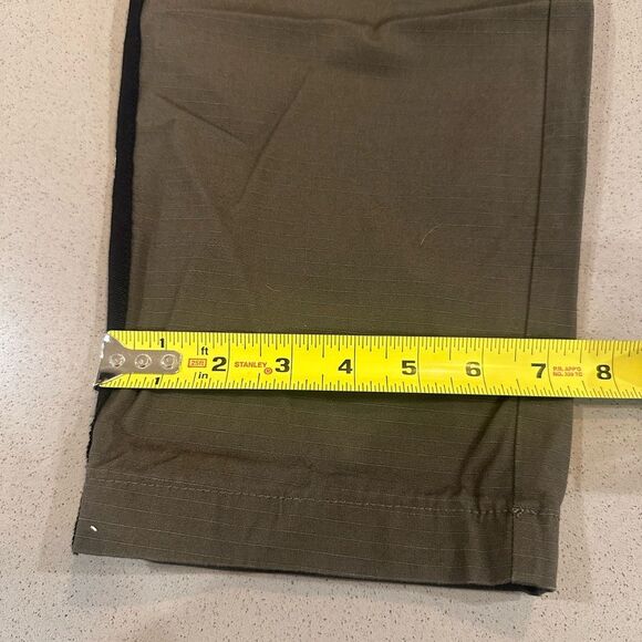 Zadig & Voltaire Pomelo Rip Stop Gray, Black Stripe Chino Women's Pants size 40 - Picture 8 of 12